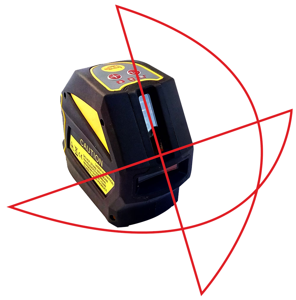 LTE CR - Laser 2 traits rouge